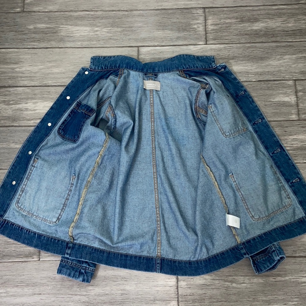 Everlane Dark Blue Denim Jean Jacket - Picture 5 of 16